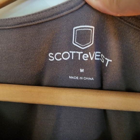 Scottevest Daisy TShirt Dress Size Medium Charcoal Travel Tennis Sporty Golf - Picture 7 of 14